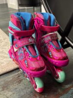 Role 2in1 cu 4 roti Linie Patine incepatori reglabile Lumini Protectii