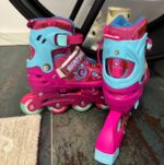 Role 2in1 cu 4 roti Linie Patine incepatori reglabile Lumini Protectii