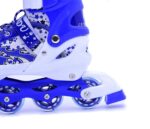 Role reglabile Bleu lumini Casca protectii Pozitionarea rotilor liniar