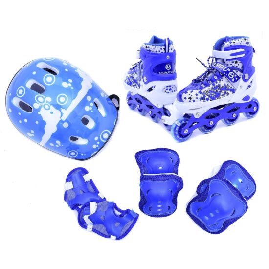 Role reglabile Bleu lumini Casca protectii Pozitionarea rotilor liniar Role reglabile Bleu lumini Casca protectii Pozitionarea rotilor liniar