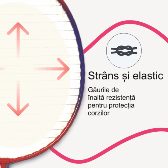 Set Palete Badmington Rachete cu fluturasi si minge moale cu pene