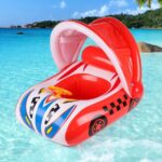 Colac Chilotel Masina Cars cu Parasolar detasabil gonflabil Barcuta