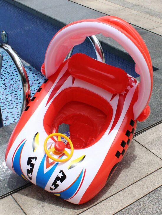 Colac Chilotel Masina Cars cu Parasolar detasabil gonflabil Barcuta