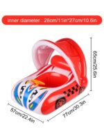 Colac Chilotel Masina Cars cu Parasolar detasabil gonflabil Barcuta