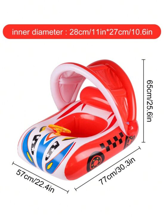 Colac Chilotel Masina Cars cu Parasolar detasabil gonflabil Barcuta