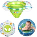 Colac cu chilotel de inotat Verde pentru bebelusi tip Scaunel