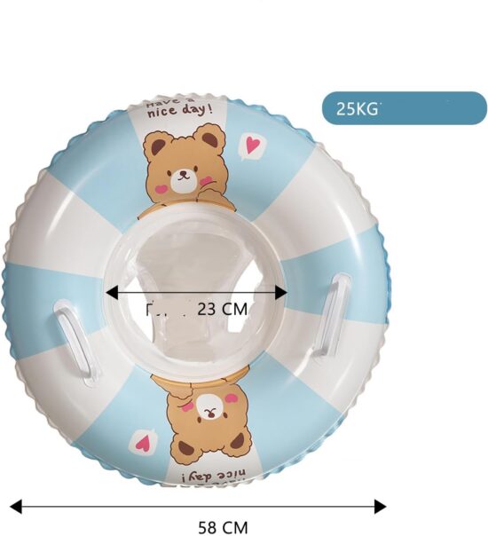 Colac gonflabil Iepuras pentru inot Bebe cu Chilotel si manere