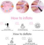 Colac gonflabil Leu pentru inot Bebe cu Chilotel si manere