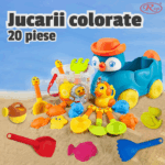 Jucarii pentru nisip Masinuta Pinguin de impins cu 20 forme