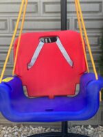 Leagan Muzical plastic cu centura pentru copii Model detasabil 3in1