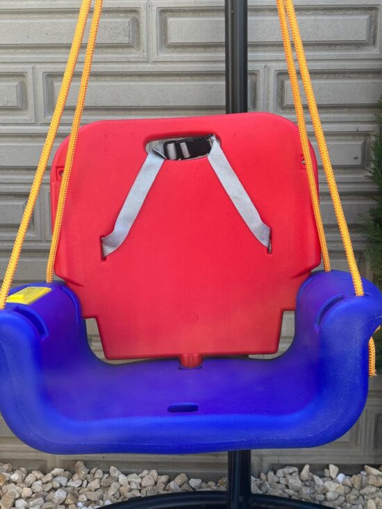 Leagan Muzical plastic cu centura pentru copii Model detasabil 3in1