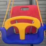 Leagan Muzical plastic cu centura pentru copii Model detasabil 3in1