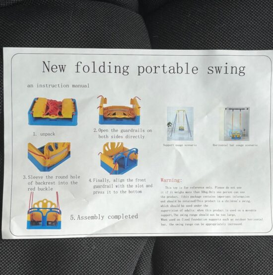 Leagan Regina cu Centura pentru copii Model detasabil 3in1