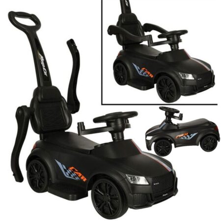 Masinuta 2in1 cu Maner Parental fara pedale cu lumina si muzica