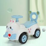 Masinuta copii fara pedale Iepuras cu muzica si lumina Ride on