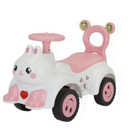 Masinuta copii fara pedale Iepuras cu muzica si lumina Ride on