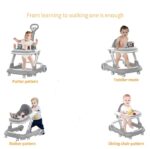 Premergator Gri reglabil Maner parental Muzica Lumini Saltea