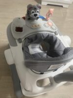 Premergator Gri reglabil Maner parental Muzica Lumini Saltea