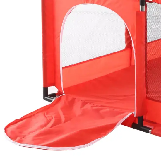 Tarc de joaca Patrat 120x120 cm cu 30 bile colorate pentru copii