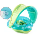 Colac Inot Piscina verde cu Parasolar Barcuta gonflabila bebe