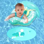 Colac Inot Piscina verde cu Parasolar Barcuta gonflabila bebe