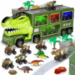 Jucarie copii Camionul cu Animale si dinozauri Lumini si sunete