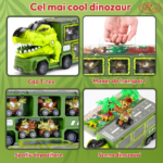 Jucarie copii Camionul cu Animale si dinozauri Lumini si sunete