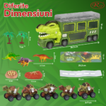 Jucarie copii Camionul cu Animale si dinozauri Lumini si sunete