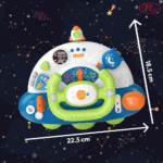 Jucarie interactiva bebe Nava spatiala Volan cu lumini si sunete