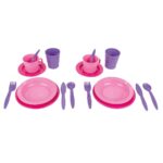 Jucarii Set 18 vase bucatarie Set ceai Accesorii de mancat Pilsan