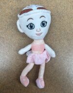 Jucarii plus Ballerina Cappuccina Papusa Brainrot cu rochita Roz