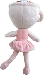 Jucarii plus Ballerina Cappuccina Papusa Brainrot cu rochita Roz
