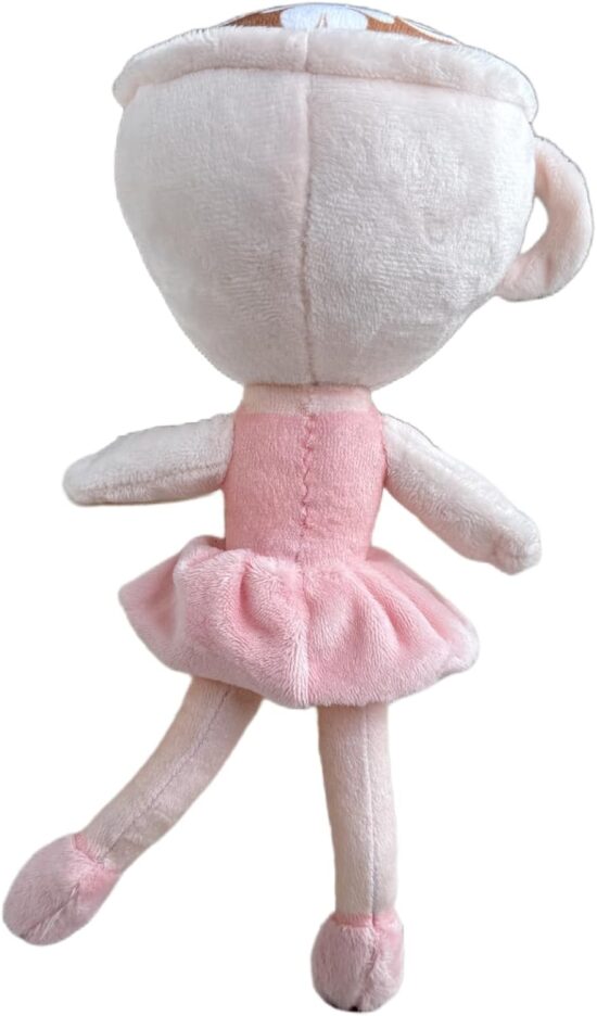 Jucarii plus Ballerina Cappuccina Papusa Brainrot cu rochita Roz