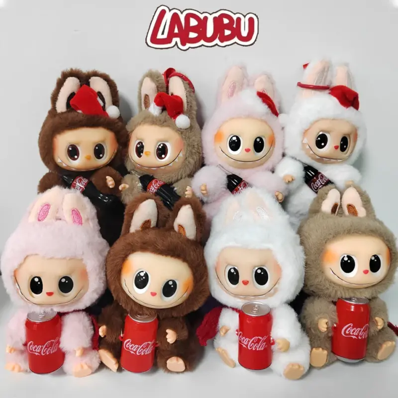 Jucarii plus copii Labubu Coca Cola Figurina The Monsters 20 cm