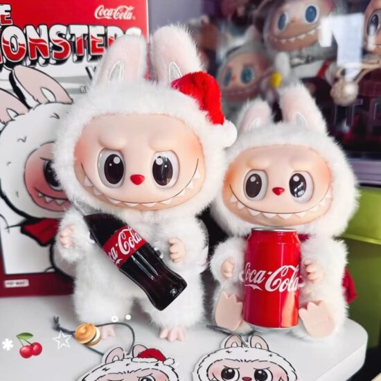 Jucarii plus copii Labubu Coca Cola Figurina The Monsters 20 cm