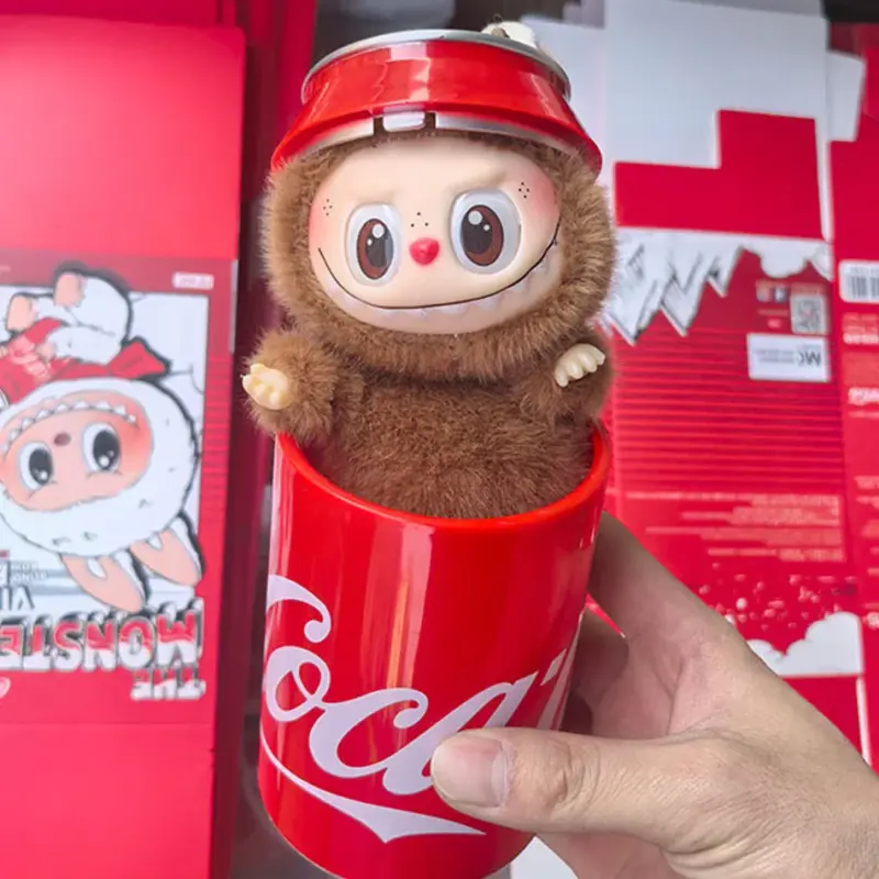 Jucarii plus copii Labubu Coca Cola Figurina The Monsters 20 cm