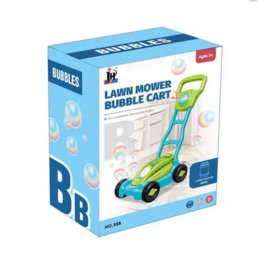 Masina de tuns iarba Bubble cu Baloane Jucarie de impins copii