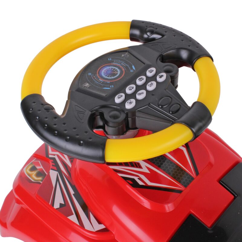 Masinuta Rosie copii fara pedale cu Volan electronic Ride on