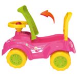 Masinuta Roz Princess copii fara pedale cu claxon Ride on Spatar