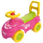 Masinuta Roz Princess copii fara pedale cu claxon Ride on Spatar