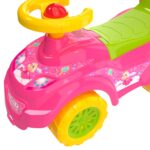 Masinuta Roz Princess copii fara pedale cu claxon Ride on Spatar