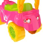 Masinuta Roz Princess copii fara pedale cu claxon Ride on Spatar