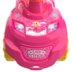 Masinuta Roz Princess copii fara pedale cu claxon Ride on Spatar