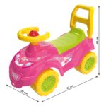 Masinuta Roz Princess copii fara pedale cu claxon Ride on Spatar