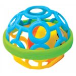 Minge Siliconata senzoriala Jucarie bebe Zornaitoare cu bila