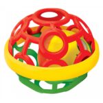 Minge Siliconata senzoriala Jucarie bebe Zornaitoare cu bila