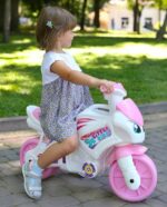 Motocicleta Roz eleganta pentru fete cu Roti groase copii