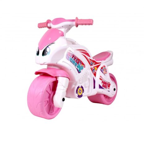 Motocicleta Roz eleganta pentru fete cu Roti groase copii