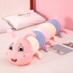 Perna lunga din plus Jucarie Omida colorata moale si pufoasa