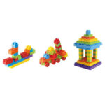 Set 48 de Cuburi Lego de construit diferite forme multicolore